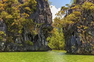 Delightful island-rock in the bay of Andaman Sea