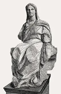 Demeter the goddess of the harvest and agriculture