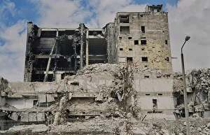 Demolition of the GDR film factory Orwo around 1993