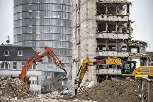 Demolition of the former RWE building complex