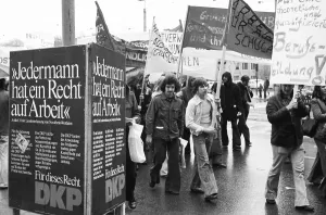 Demonstration of 30, 000 of the DGB youth against unemployment and better vocational training on 19