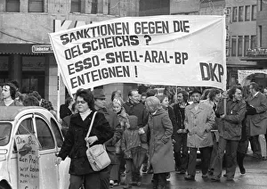 A demonstration with a DKP motorcade on 24 November 1973 in Essen against the driving bans on carless Sundays caused a
