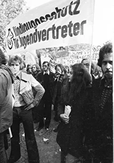 A demonstration initiated by the German Federation of Trade Unions (DGB) on 27 October 1973 in Cologne