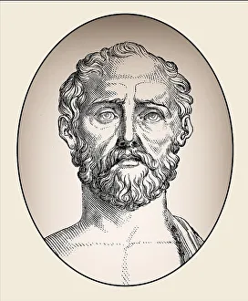 Demosthenes, 384-322 BC, a Greek statesman and orator of ancient Athens