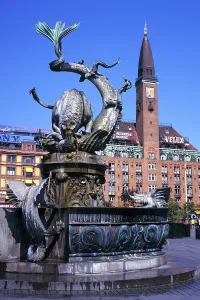 Denmark, Copenhagen, Town Hall Square