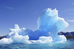 Denmark, Greenland, blue ice, ice landscape