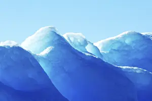 Denmark, Greenland, blue ice, ice landscape
