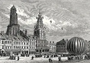 Departure of balloon le Neptune