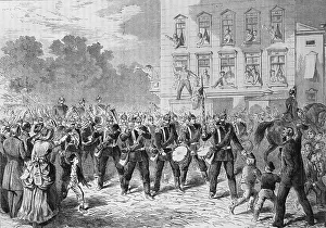 Departure of the Emperor Alexander Guards Grenadiers Regiment in Berlin