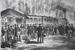 Departure of Emperor Napoleon III