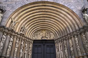 Depiction of the Last Judgement in the tympanum