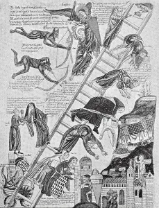 Depiction of the ladder to heaven