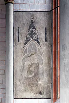 Depiction of the Virgin Mary in the choir