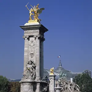 Der geflugelte Pegasus der von einer Fama