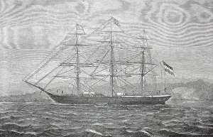 Der groBte Dreimaster Norddeutschlands
