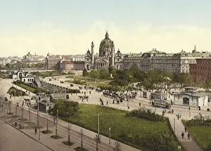 Der Karlsplatz mit der Karlskirche