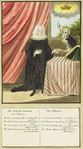 Der Tod kommt zum Pfarrer, Todten-Tantz after Beck