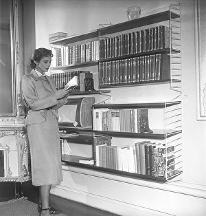 The designers of the Swedish String shelf