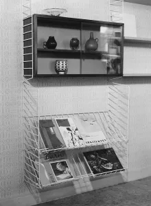 The designers of the Swedish String shelf