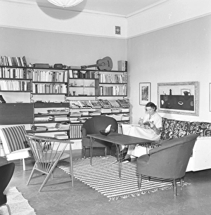The designers of the Swedish String shelf
