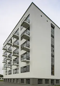 Dessau, Bauhaus Prellerhaus 1925-26 by Walter Gropius