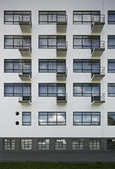 Dessau Bauhaus Prellerhaus 6388 built 1925-26 by Walter Gropius