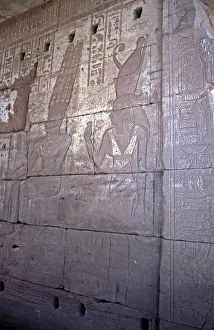 Detail, reliefs, Amun Temple of Hibis
