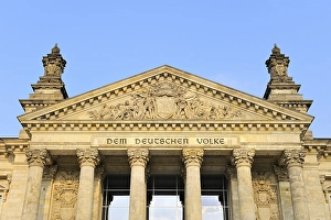 Detailed view, Reichstag building