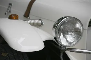 Details of a classic car
