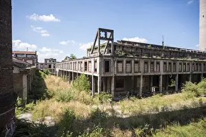Details of an old abandoned factory