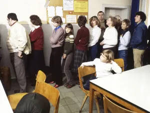 DEU, Germany: The historical slides from the 84-85 r years
