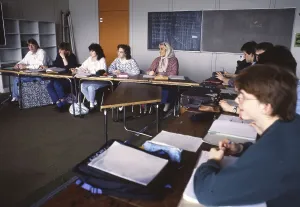 DEU, Germany: The historical slides from the times 80-90s