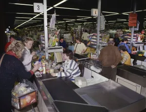 DEU, Germany: The historical slides from the times 80-90s
