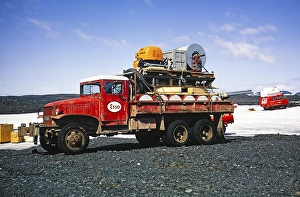 Deuce and a Half Esso truck vehicle 2½ tonnes 6--6, Iceland, 1972, Europe