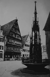 The Deutsche Haus house in Dinkelsbuehl
