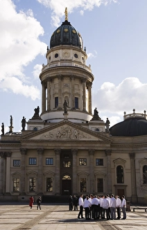 The Deutscher Dom (German Cathedral) on Gendarmenmarkt Square in Berlin