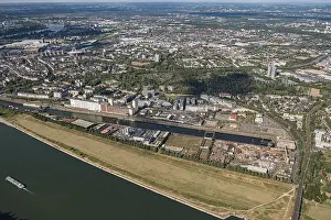 The Deutz harbour is a Cologne harbour on the right bank of the Rhine with commercial use