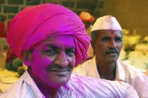 Devotee at jyotiba temple, kolhapur