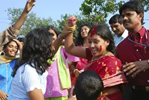 Category Historic EN Prints: Devotees dancing on durga immersion