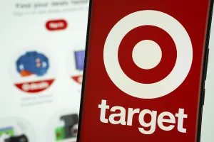 Dhaka, Bangladesh - 18 March 2025: The logo of the target is displayed on a smartphone screen