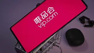 Dhaka, Bangladesh 19 April 2025: Person holding smartphone with logo of Chinese company Vipshop Holdings Ltd (VIP)