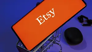 Dhaka, Bangladesh 19 April 2025:Etsy is American e-commerce company focused on handmade items and craft supplies