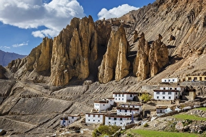 Dhankar Village in Himalayas, Spiti Valley