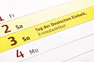 Diary, Day of German Unity, Harvest Festival