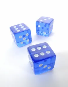 Dice, symbolic for gambling