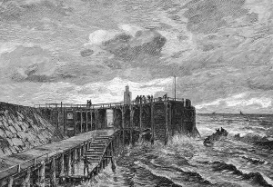 Die Alte Liebe in Cuxhaven, North Sea