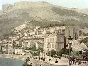 Die Uferpromenade von Monte Carlo