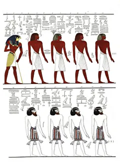 The different kinds of men known to the Egyptians
