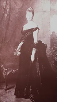Digitally restored, Augusta Victoria of Schleswig-Holstein