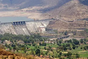 Category Historic EN Prints: Dimba dam in Pune District, Maharashtra, India